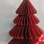 Маленькое фото 2: Украшение подвесное «Елочка» (бумага), D9,6х15см, красный