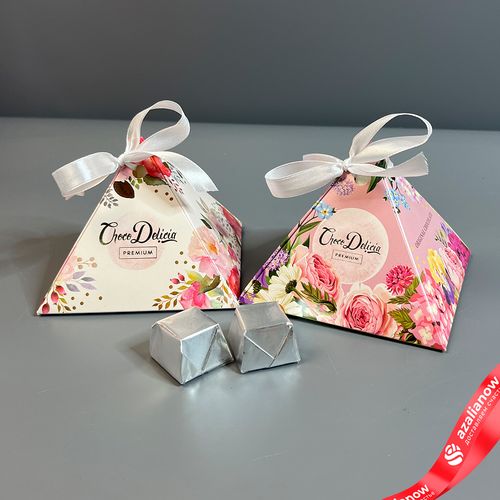 Фото 4: Набор конфет Choco Delicia горький шоколад «Фисташковый крем», 120гр.. Сервис доставки цветов AzaliaNow