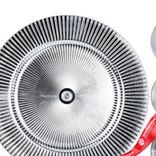 Маленькое фото 2: Поднос (пластик), D33см, в асс., серебристый