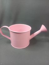 Фото флориста 1: Кашпо «Лейка» (металл), D11x26хH9,5см, розовый