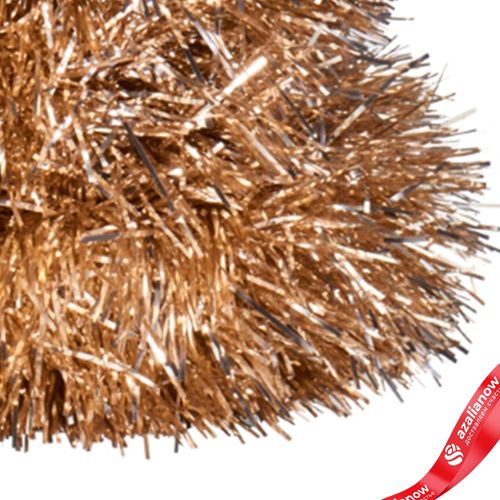 Фото 5: Гирлянда «Мишура» (пластик), 10м, шампань