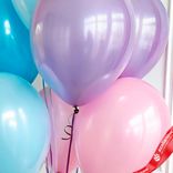 Маленькое фото 3: Композиция из 7 шаров с гелием, 30 см, вар.7