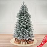 Маленькое фото 1: Ель искусственная заснеженная «Cамарская» (PE), 3м, белый