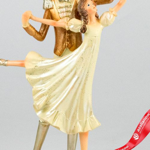 Фото 3: Сувенир «Пара» (полирезин), Н25,5х16х10см, золотой