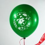 Маленькое фото 3: Шар с гелием «1 Сентября. Здравствуй школа», зеленый, 30 см