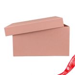 Маленькое фото 3: Коробка подарочная квадратная, 20х20х10 см, пудровый