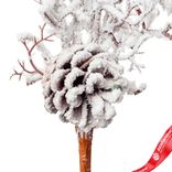 Маленькое фото 5: Ветка кедровая заснеженная, 36см