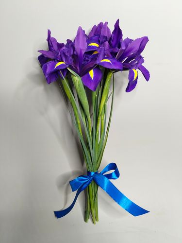 Букет из 7 ирисов. Фото флориста - 0