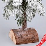 Маленькое фото 5: Ель искусственная заснеженная, Н31х12х12см, зеленый/белый