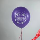 Маленькое фото 1: Шар с гелием «1 Сентября. Здравствуй школа», фиолетовый, 30 см