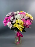 Фото флориста 1: 15 кустовых хризантем микс, Голландия