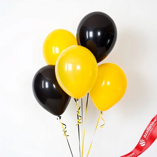 Композиция из 5 шаров с гелием, 30 см, вар.3