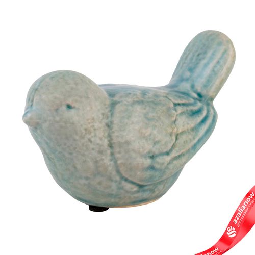 Сувенир «Птичка» (керамика), 13,5x8x9см, голубой