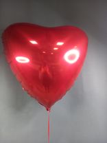 Фото флориста 6: Шар с гелием «Горящее Сердце», 48см.
