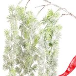 Маленькое фото 4: Ветка заснеженная, H69 см, зеленый