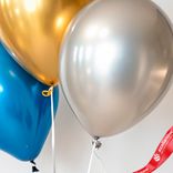 Маленькое фото 3: Композиция из 3 шаров с гелием, 30 см, вар.4
