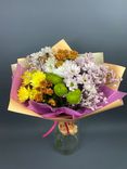 Фото флориста 5: Акция! Букет из 5 видов хризантем «Бархат осени»