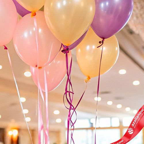 Фото 3: Композиция из 10 шаров с гелием «Праздник с шарами», вар. 4