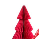 Маленькое фото 2: Сувенир «Елочка» (бумага), D20х30см, красный