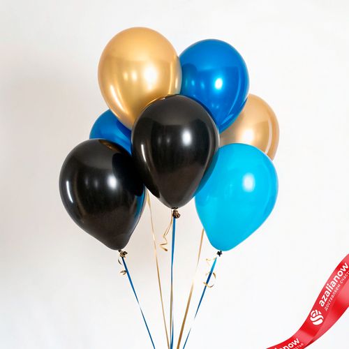 Композиция из 7 шаров с гелием, 30 см, вар.6