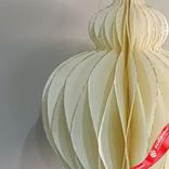 Маленькое фото 4: Украшение подвесное «Юла» (бумага), D9,5х15см, кремовый