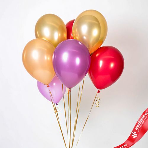 Композиция из 7 шаров с гелием, 30 см, вар.5