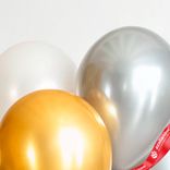 Маленькое фото 5: Композиция из 5 шаров с гелием, 30 см, вар.12