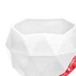 Маленькое фото 2: Кашпо «Топаз» (пластик), D22xH15см, 2,5л, белый