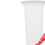 Маленькое фото 3: Ваза Ритуальная, D10xH25,5см, 0,65л, белый