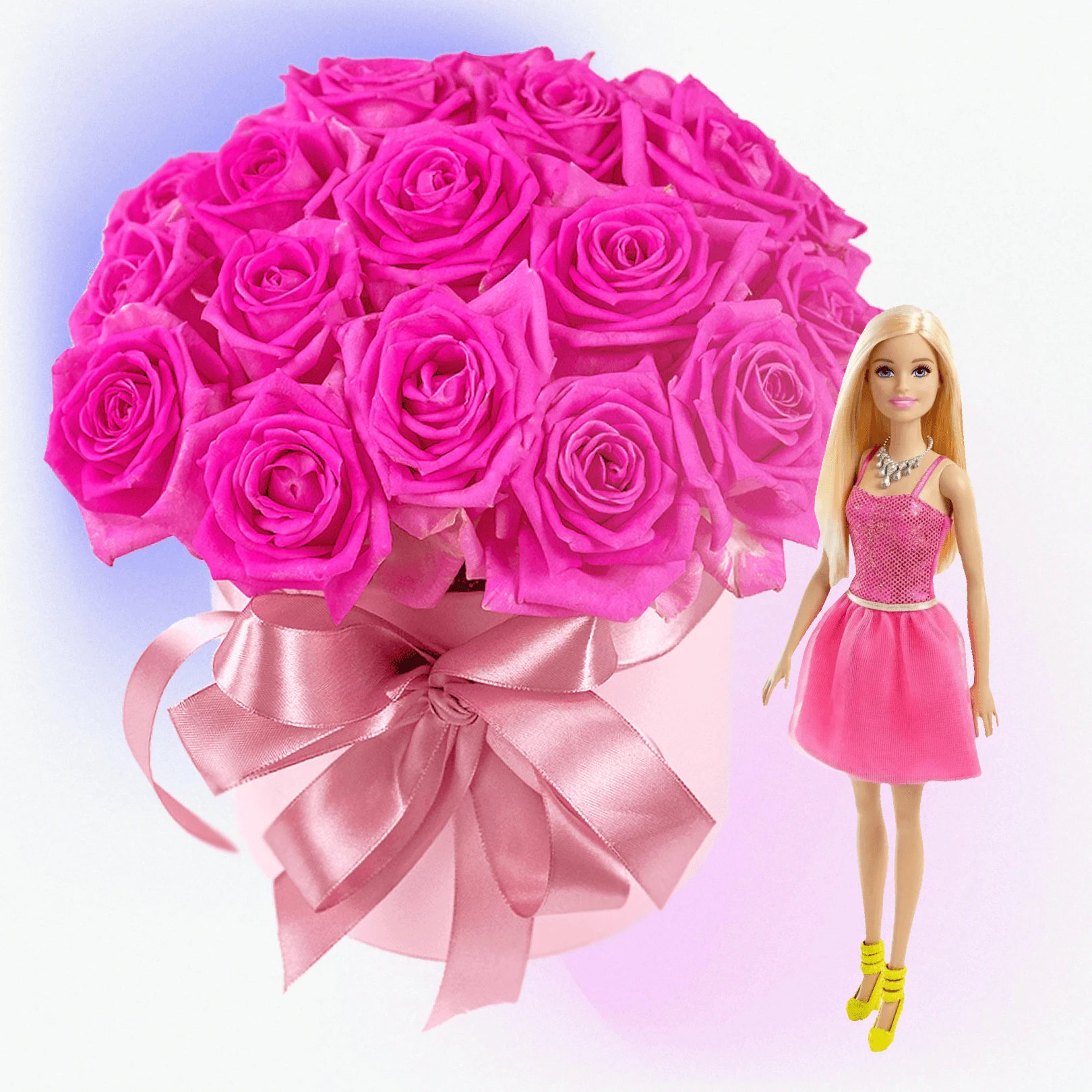 Авторские букеты > Букет «Barbie» купить в интернет-магазине