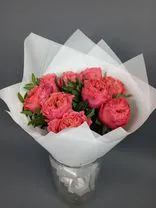 Фото флориста 1: Акция! Букет из 9 розовых роз «Девочка по имени хочу»