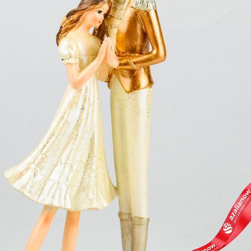 Фото 3: Сувенир «Пара» (полирезин), Н25,5х11х7,5см, золотой