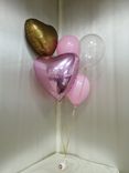 Фото флориста 1: Композиция из шаров «Сердце для тебя»