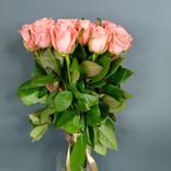 Фото флориста 5: 19 коралловых роз 60 см, Россия