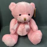 Фото флориста 1: Игрушка «Медведь с бантом», 25 см, розовый