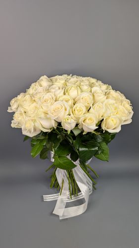 Фото флориста 1: Белые розы