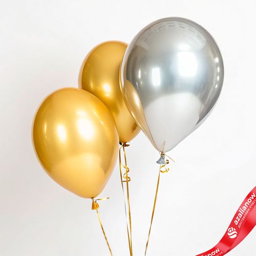 Композиция из 3 шаров с гелием, 30 см, вар.7