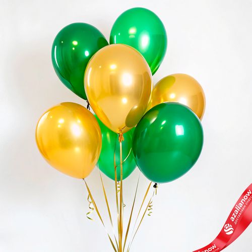 Композиция из 7 шаров с гелием, 30 см, вар.10