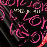 Маленькое фото 3: Пленка «Love»65мкр, 58 см 10 м, черный