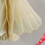 Маленькое фото 5: Украшение подвесное «Елочка» (бумага), D18х22см, кремовый