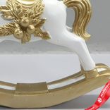 Маленькое фото 5: Сувенир «Лошадка» (полирезин), Н11х11,5х3,5см, золотой