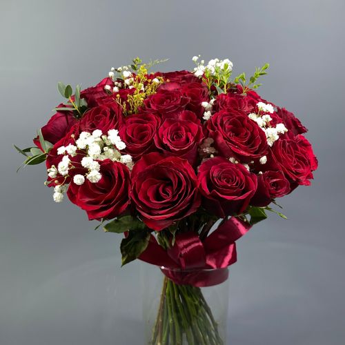 Фото флориста 1: Букеты красных роз