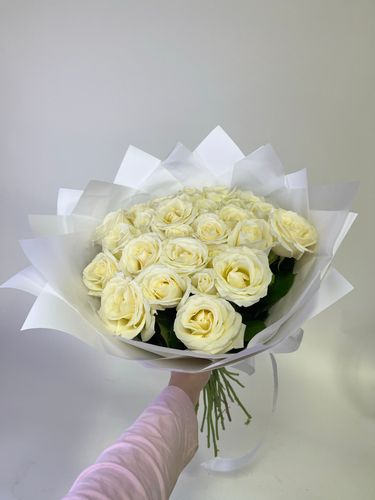 Фото флориста 2: Белые розы