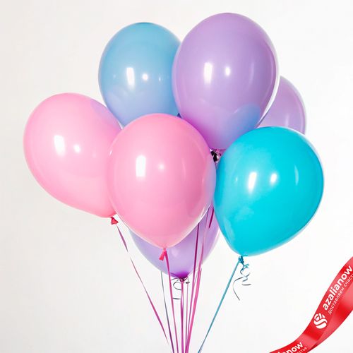 Композиция из 7 шаров с гелием, 30 см, вар.4