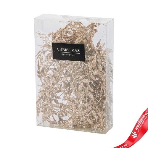 Гирлянда декоративная (пластик), 170см, в асс., золотой