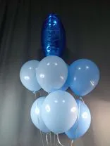 Фото флориста 2: Композиция из шаров «Голубые мечты»