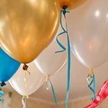 Маленькое фото 5: Композиция из 9 шаров с гелием «День рождения»