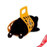 Маленькое фото 5: Игрушка м/н «Кот Барсик» в сумке, 35см, черный