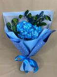Фото флориста 2: Букет из синей гортензии «Облачко» (авторские букеты)