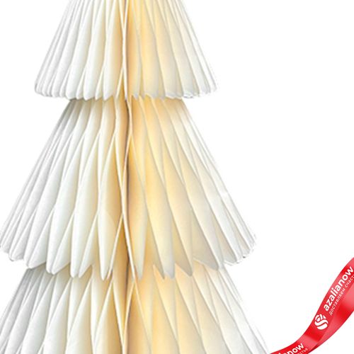 Фото 3: Сувенир «Елочка» (бумага), D18х25см, кремовый